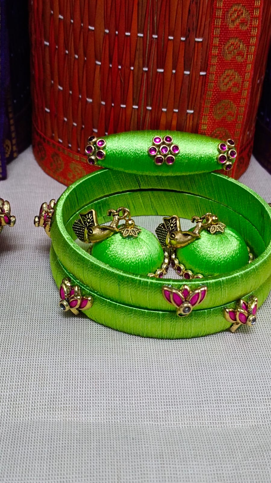 Silk Thread Jewelry Set 8